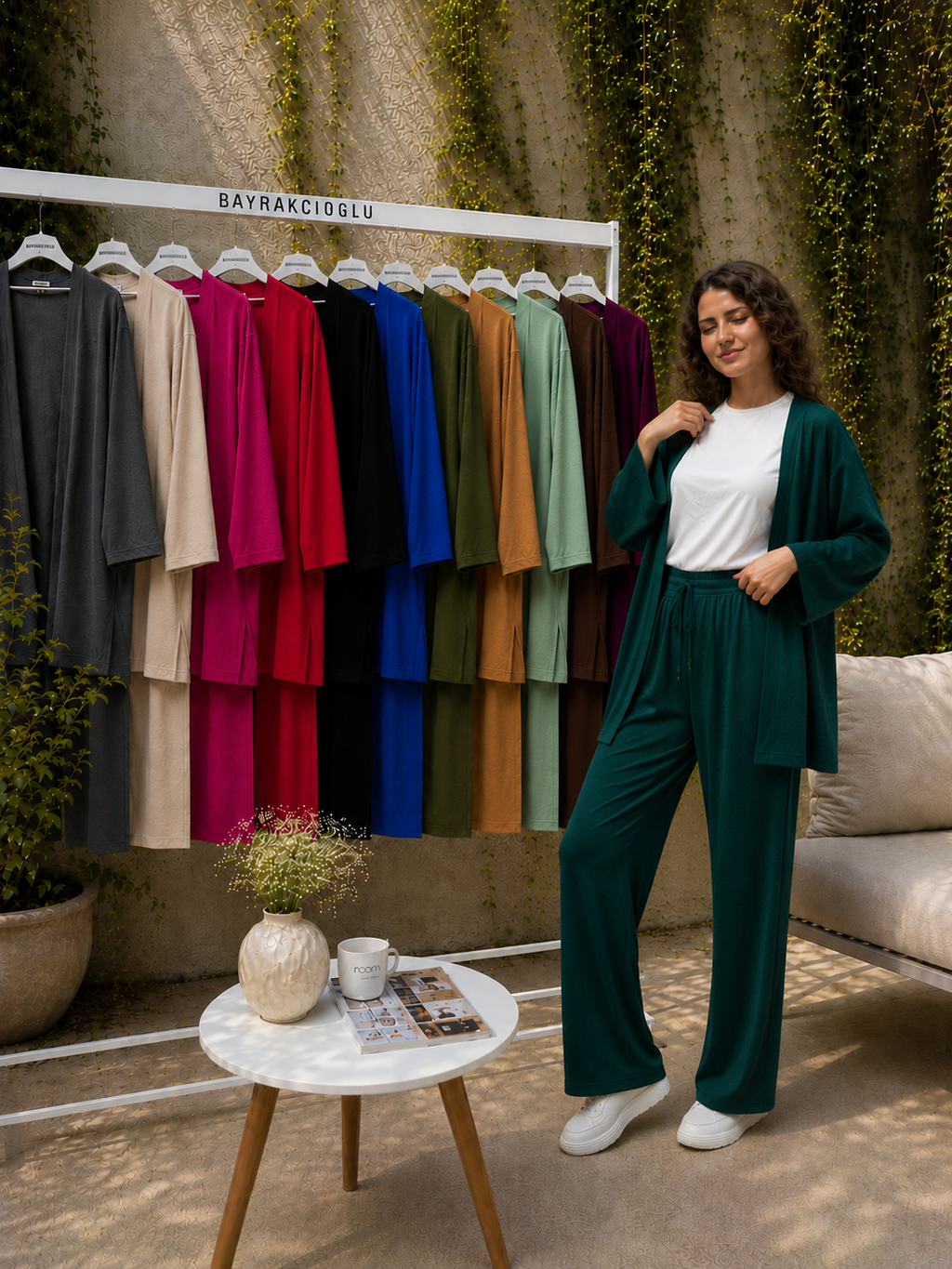 Kimono Takım Full Likralı Bürümcük Kumaş