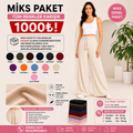 Yazlık Bol Paça Pantolon